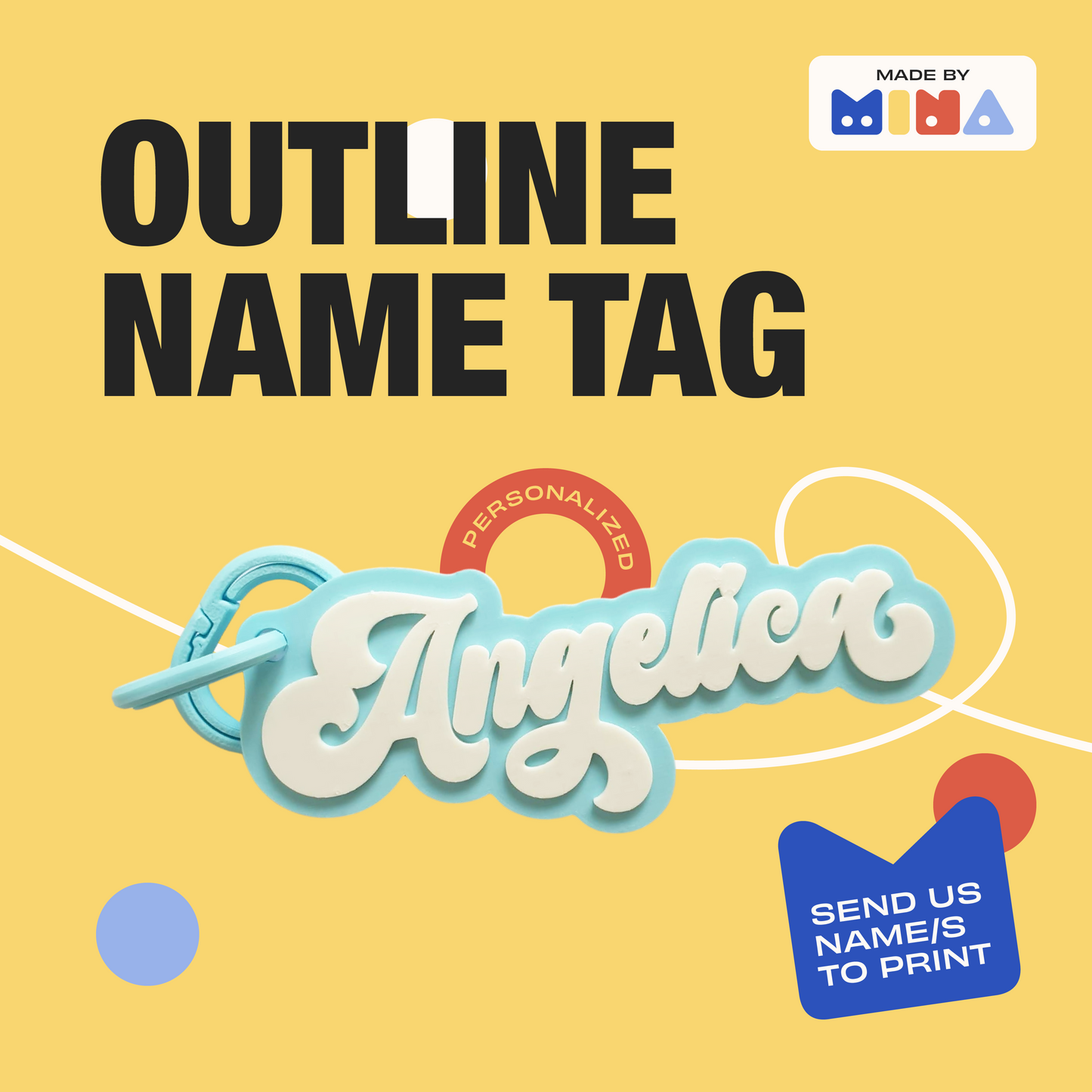 Outline Name Tag