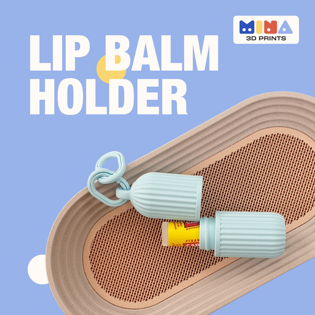 Lip Balm Holder Keychain