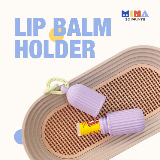 Lip Balm Holder Keychain
